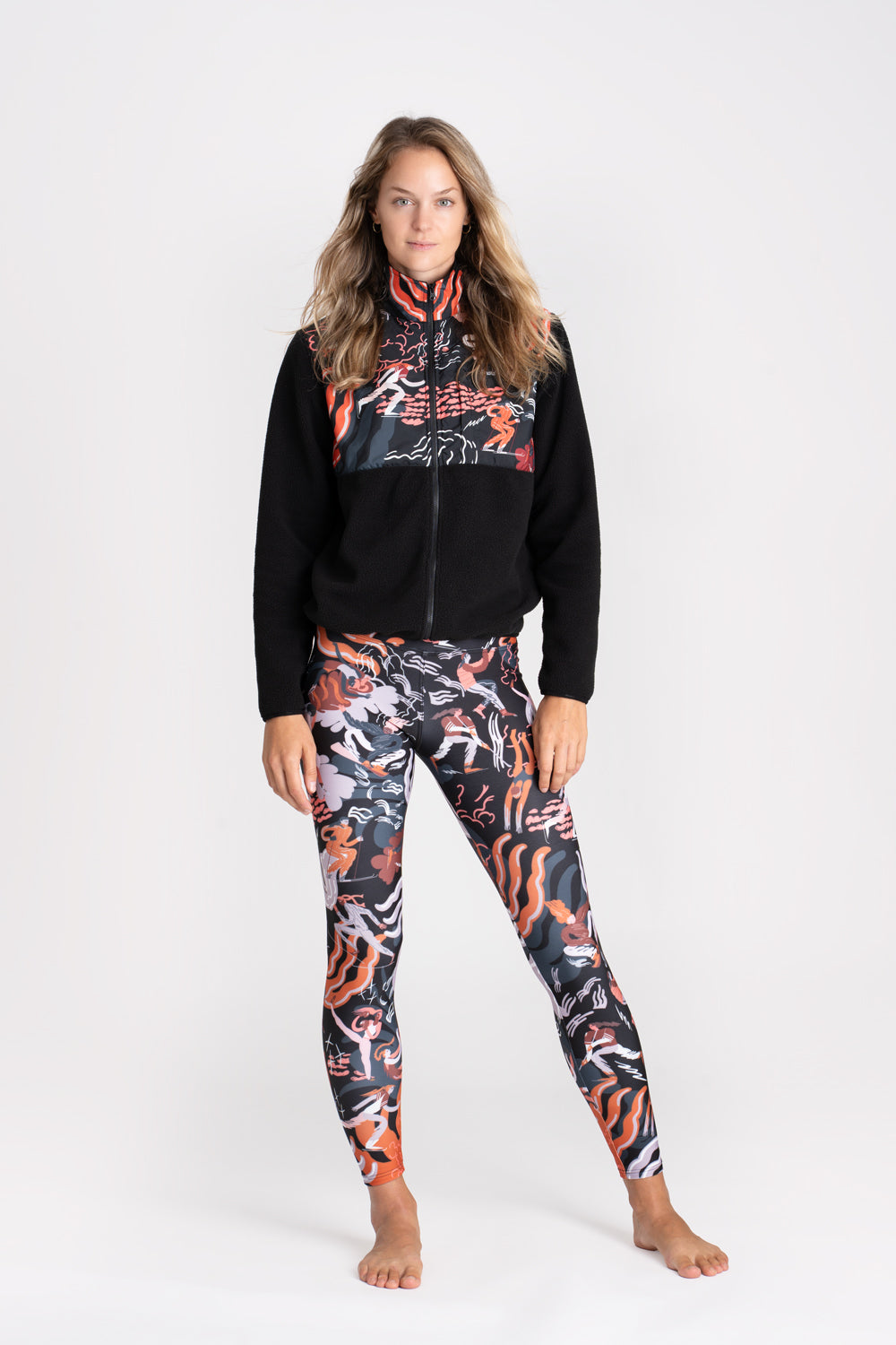 Sweatshirt Sporty with zipper