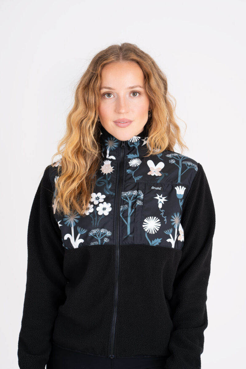 Sweatshirt Frosty Meadow with zipper