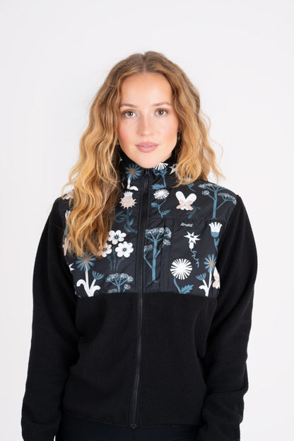 Sweatshirt Frosty Meadow with zipper