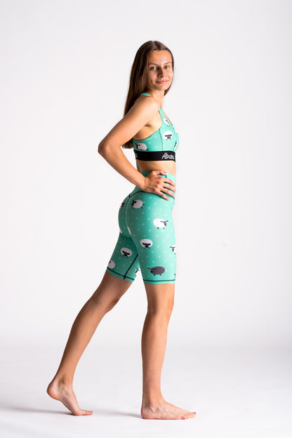 Shorts Schäfchen Midi